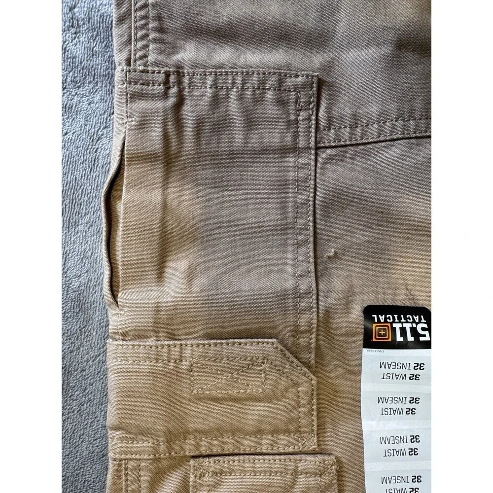 NWT 5.11 Tactical Men's Cargo Pants 74251 32 X 30 Khaki Pants, 120 Coyote - New